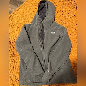 Northface Fleec lined coat, grey, worn a few times.